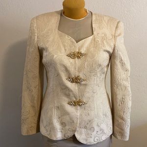 Vintage Christian Dior Silk Blend Blazer